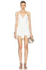 KHAITE Margot Dress in White, view 1, click to view large image.