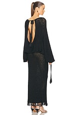 KHAITE Reagan Dress in Black, view 1, click to view large image.