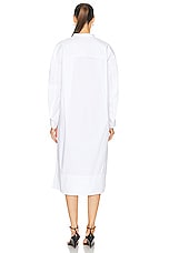KHAITE Brom Dress in White, view 4, click to view large image.