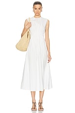 KHAITE Wes Dress in White, view 1, click to view large image.