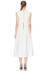KHAITE Wes Dress in White, view 3, click to view large image.