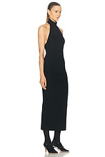 KHAITE Suzanne Dress in Black, view 2, click to view large image.