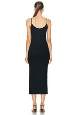 KHAITE Leesal Dress in Black, view 3, click to view large image.