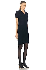 KHAITE Graciela Dress in Navy, view 2, click to view large image.
