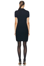 KHAITE Graciela Dress in Navy, view 3, click to view large image.