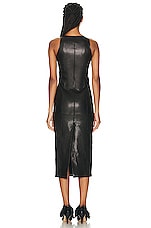 KHAITE Ditka Dress in Black, view 3, click to view large image.