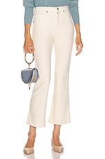 KHAITE Vivian Bootcut Flare Jean in Denim Ivory, view 1, click to view large image.