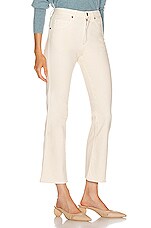 KHAITE Vivian Bootcut Flare Jean in Denim Ivory, view 2, click to view large image.
