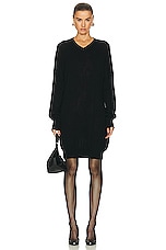 KHAITE Marano Sweater in Black, view 1, click to view large image.