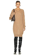 KHAITE Marano Sweater in Camel, view 1, click to view large image.