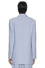 KHAITE Balton Jacket in Peri, view 3, click to view large image.