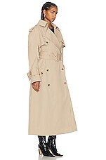 KHAITE Rennie Coat in Nude, view 3, click to view large image.