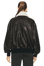 KHAITE Shellar Jacket in Black, view 4, click to view large image.