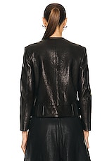 KHAITE Laybin Jacket in Black, view 3, click to view large image.
