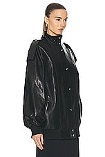 KHAITE Farris Jacket in Black, view 2, click to view large image.