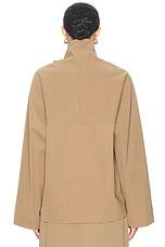 KHAITE Paulson Jacket in Khaki, view 3, click to view large image.