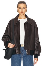 レザージャケット・コート KHAITE SS25 'Darlman' jacket (6167729 200) Darlman leather jacket in black - Khaite | Mytheresa