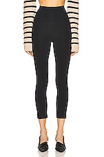 KHAITE Harmony Legging in Black, view 1, click to view large image.
