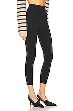 KHAITE Harmony Legging in Black, view 2, click to view large image.