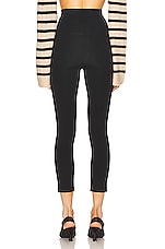KHAITE Harmony Legging in Black, view 3, click to view large image.