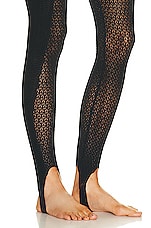 KHAITE Nepala Legging in Black, view 5, click to view large image.