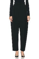 KHAITE Ashford Pant in Black, view 1, click to view large image.
