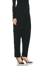 KHAITE Ashford Pant in Black, view 2, click to view large image.