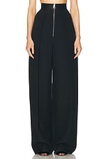 KHAITE Marine Pant in Black, view 1, click to view large image.