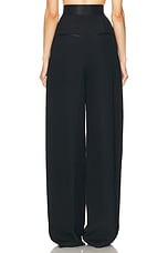 KHAITE Marine Pant in Black, view 3, click to view large image.