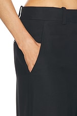 KHAITE Caiton Pant in Black, view 6, click to view large image.