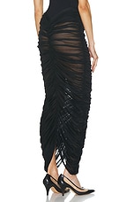 KHAITE Laure Skirt in Black, view 3, click to view large image.