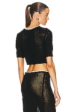 KHAITE Oliver Top in Black, view 3, click to view large image.