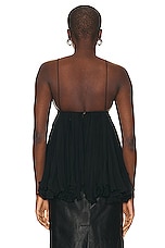 KHAITE Anita Top in Black, view 3, click to view large image.