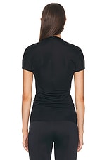 KHAITE Zenn Top in Black, view 3, click to view large image.