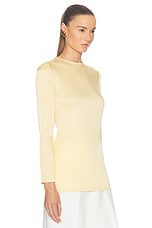 KHAITE Vlad Top in Gold, view 2, click to view large image.
