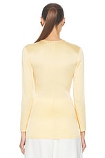 KHAITE Vlad Top in Gold, view 3, click to view large image.
