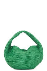 KHAITE Olivia Hobo Medium Bag in Forest Green, view 3, click to view large image.