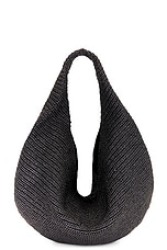 KHAITE Olivia Large Hobo Bag in Black, view 1, click to view large image.
