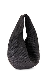 KHAITE Olivia Large Hobo Bag in Black, view 4, click to view large image.
