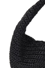 KHAITE Olivia Hobo Medium Bag in Black, view 7, click to view large image.