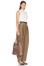 KHAITE Frida Hobo Bag in Toffee, view 2, click to view large image.