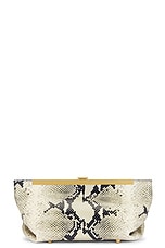 KHAITE Aimee Clutch in Natural, view 3, click to view large image.