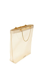 KHAITE Augusta Chain Tote Bag in Beige, view 5, click to view large image.