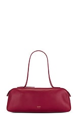 KHAITE Simonea Shoulder Bag in Oxblood, view 1, click to view large image.