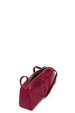 KHAITE Simonea Shoulder Bag in Oxblood, view 4, click to view large image.