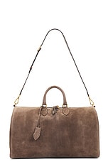 KHAITE Pierre Weekend Bag in Toffee, view 1, click to view large image.