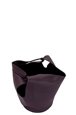 KHAITE Lotus Medium Tote Bag in Rouge Noir, view 5, click to view large image.
