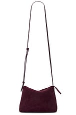 KHAITE Lina Medium Crossbody Bag in Rouge Noir, view 1, click to view large image.