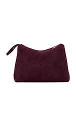 KHAITE Lina Medium Crossbody Bag in Rouge Noir, view 4, click to view large image.