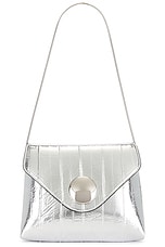 KHAITE Bobbi Shoulder Bag in Silver, view 1, click to view large image.